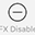 FX Disable button