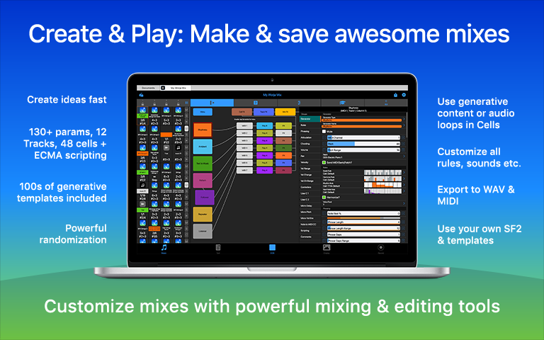 Wotja Pro 21: Create & play your own awesome mixes
