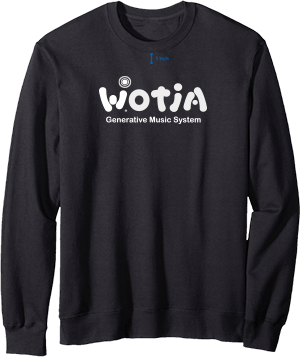 T-Shirt featuring Wotja App Logo (White)